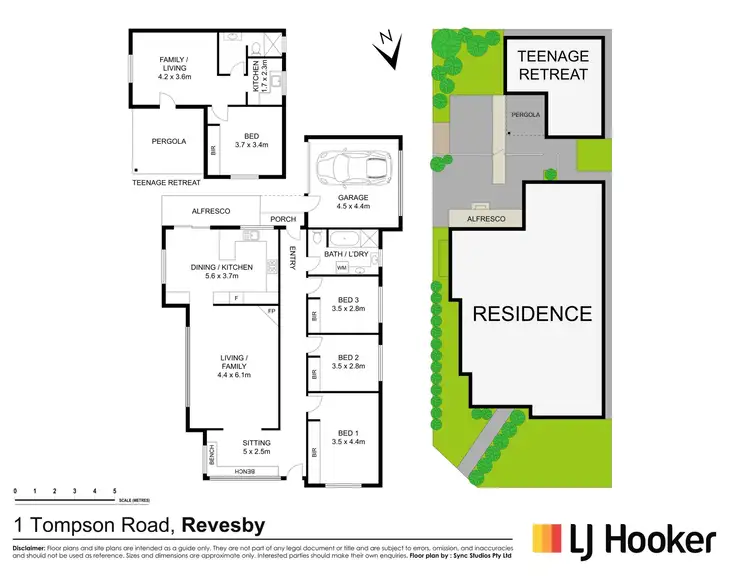 Floorplan of Homely house listing, 1 Tompson Road, Revesby NSW 2212