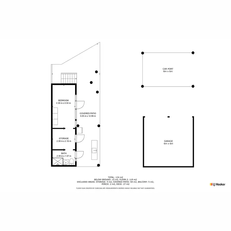 Floorplan of Homely rural property listing, 45 Greys Lane, Ravenshoe QLD 4888