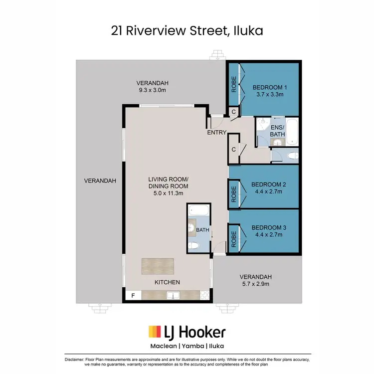Floorplan of Homely house listing, 21 Riverview Street, Iluka NSW 2466