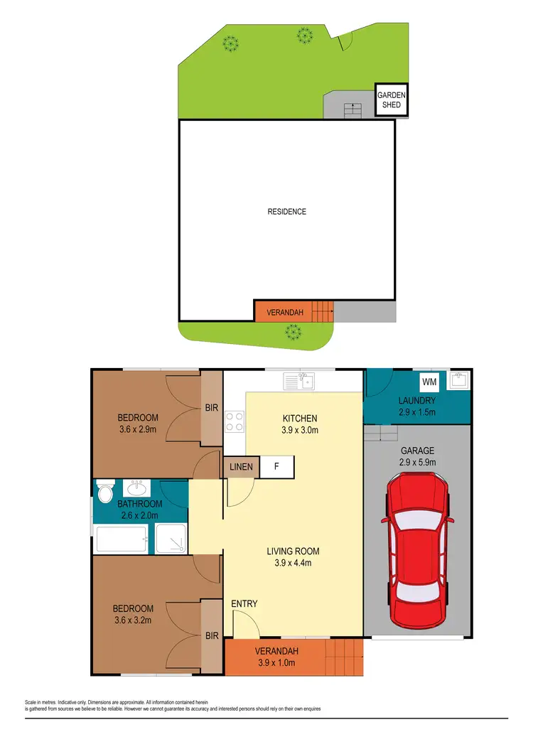 Floorplan of Homely unit listing, 7/31 Girraween Street, Buff Point NSW 2262