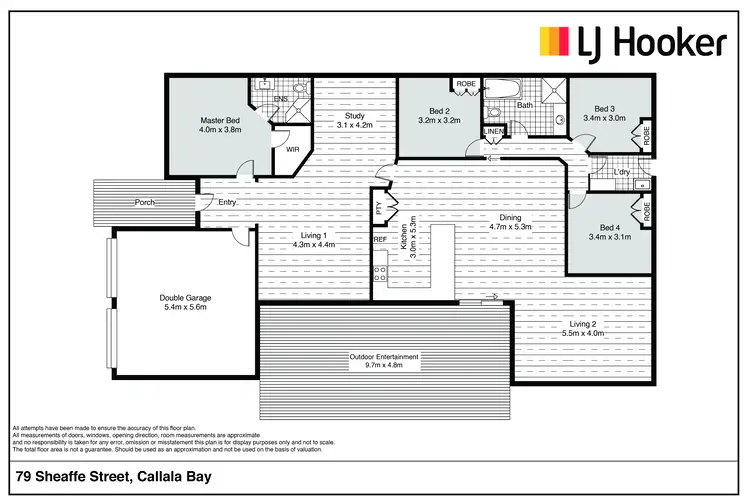 Floorplan of Homely house listing, 79 Sheaffe Street, Callala Bay NSW 2540