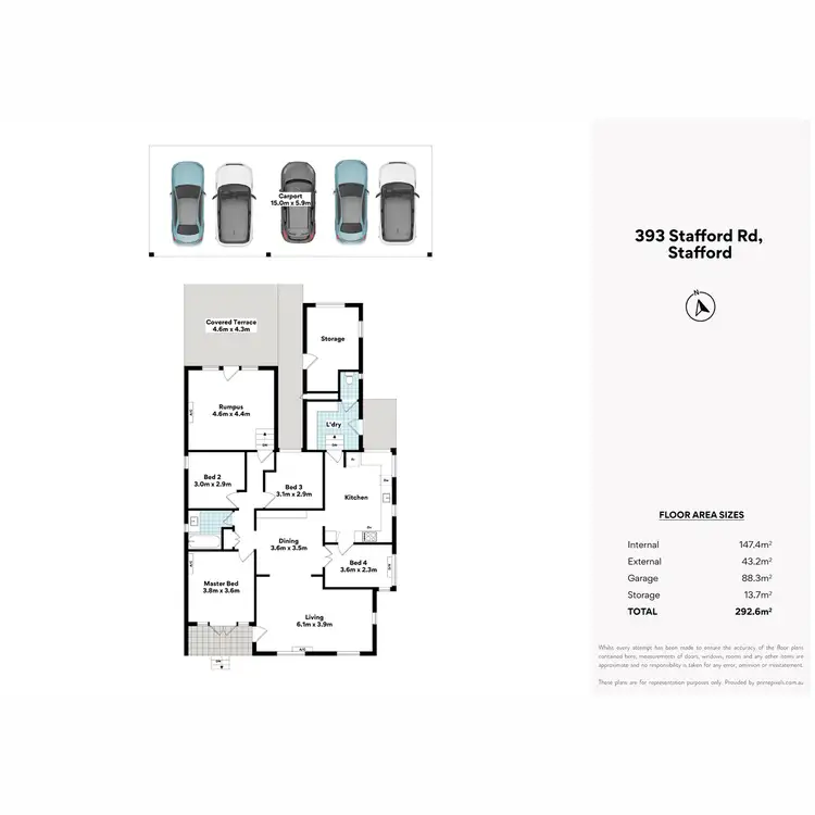 Floorplan of Homely house listing, 393 Stafford Road, Stafford QLD 4053