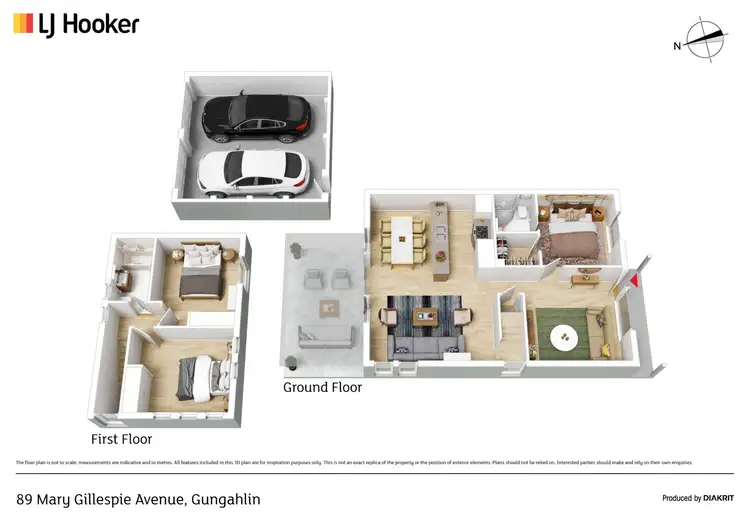 Floorplan of Homely house listing, 89 Mary Gillespie Avenue, Gungahlin ACT 2912