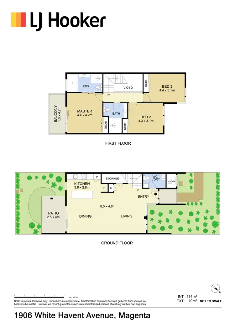 Floorplan of Homely terrace listing, 1906 White Haven Avenue, Magenta NSW 2261