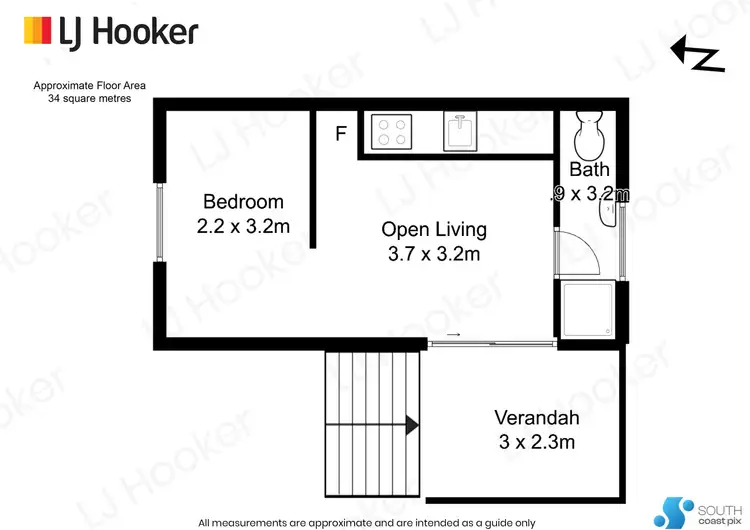 Floorplan of Homely unit listing, 36/1939 George Bass Drive, Tomakin NSW 2537