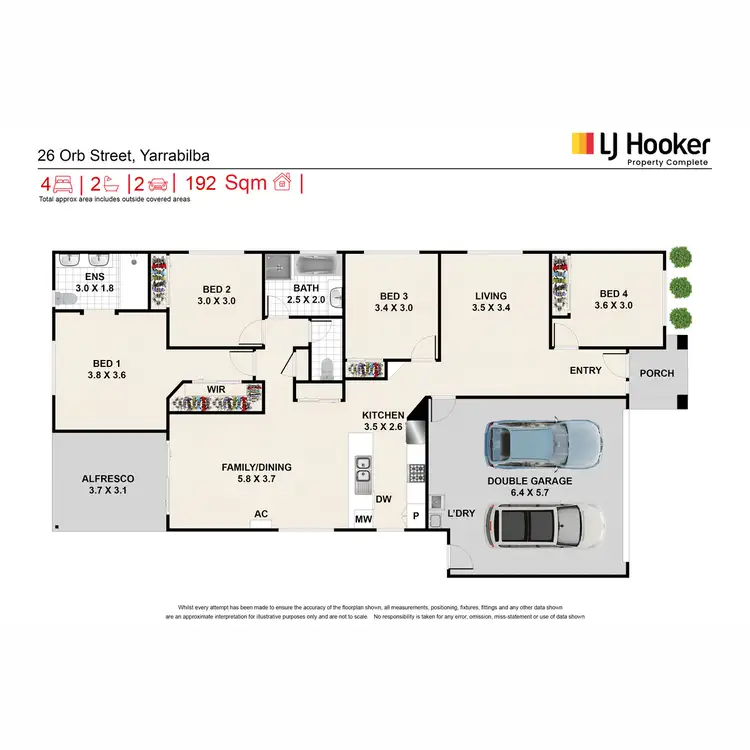 Floorplan of Homely house listing, 26 Orb Street, Yarrabilba QLD 4207