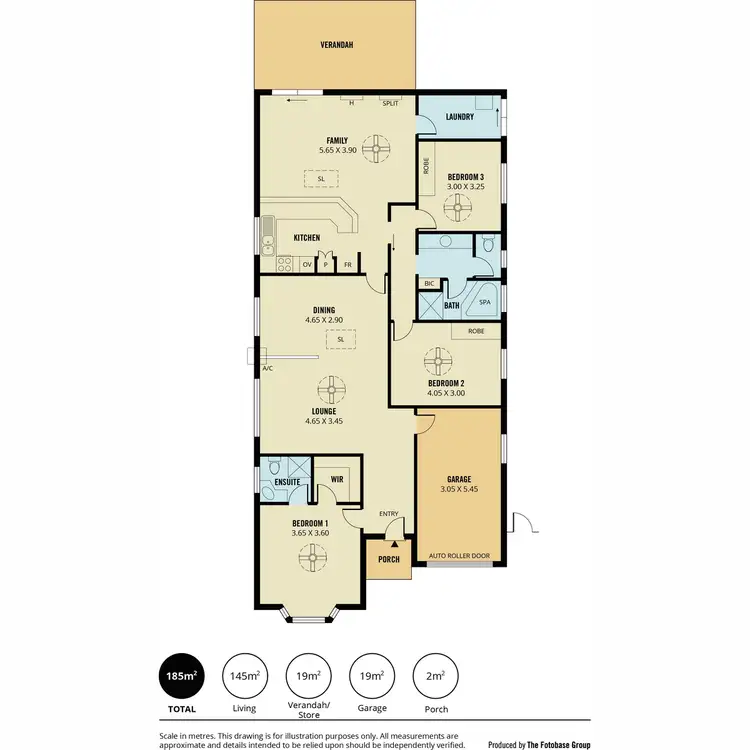 Floorplan of Homely house listing, 25 Hillcott Avenue, Wynn Vale SA 5127