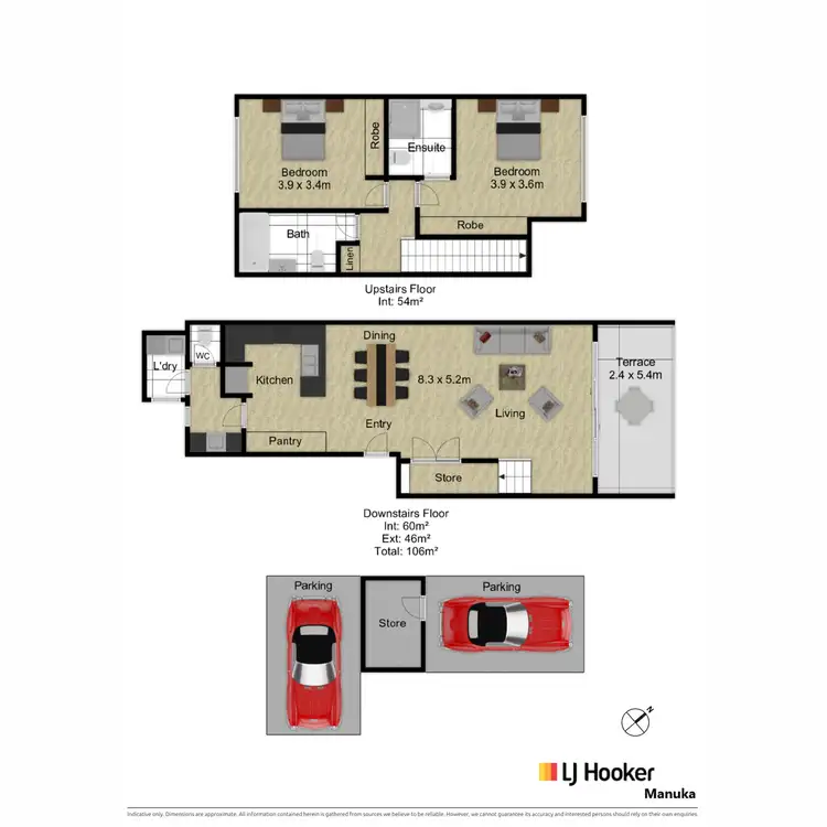 Floorplan of Homely unit listing, 19/15 Strangways Street, Curtin ACT 2605