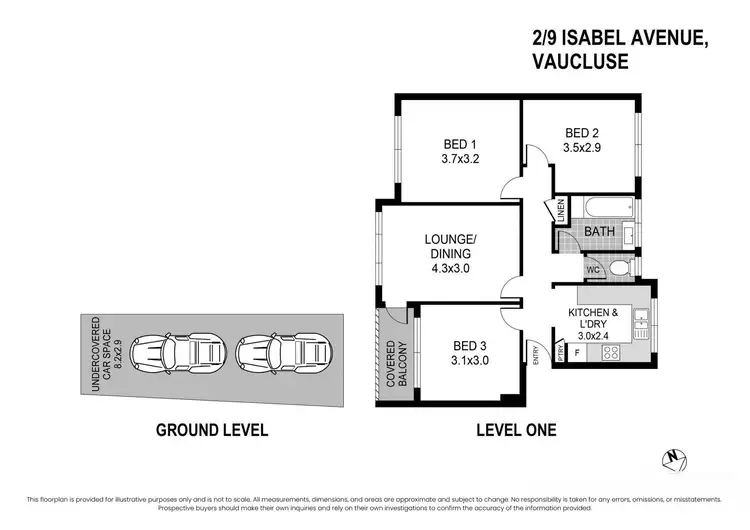 Floorplan of Homely apartment listing, 2/9 Isabel Avenue, Vaucluse NSW 2030