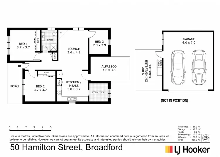 Floorplan of Homely house listing, 50 Hamilton Street, Broadford VIC 3658