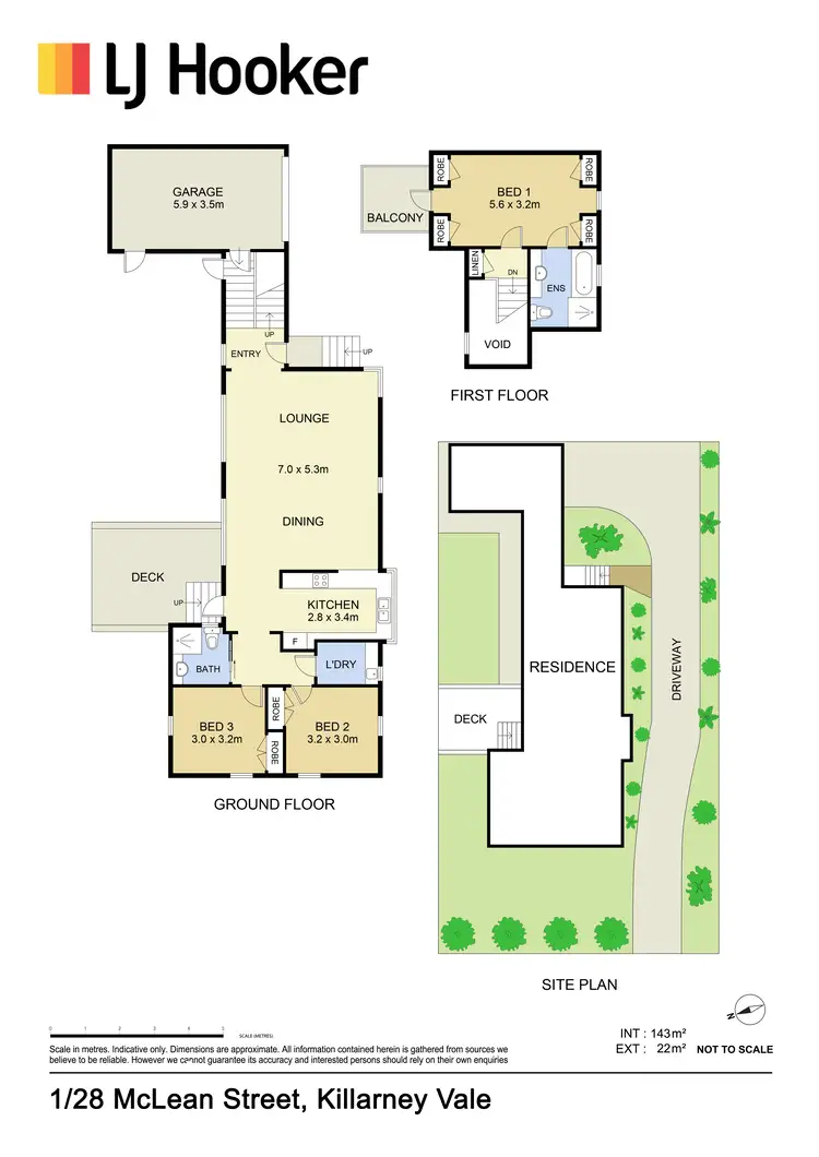 Floorplan of Homely semi-detached listing, 1/28 Mclean Street, Killarney Vale NSW 2261