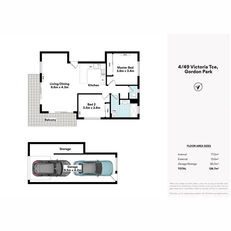 Floorplan of Homely apartment listing, 4/49 Victoria Terrace, Gordon Park QLD 4031