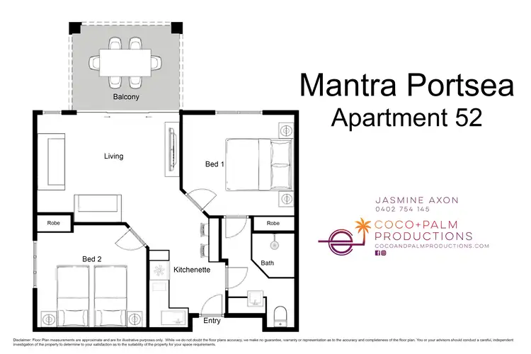 Floorplan of Homely apartment listing, 52 Portsea/70-76 Davidson Street, Port Douglas QLD 4877