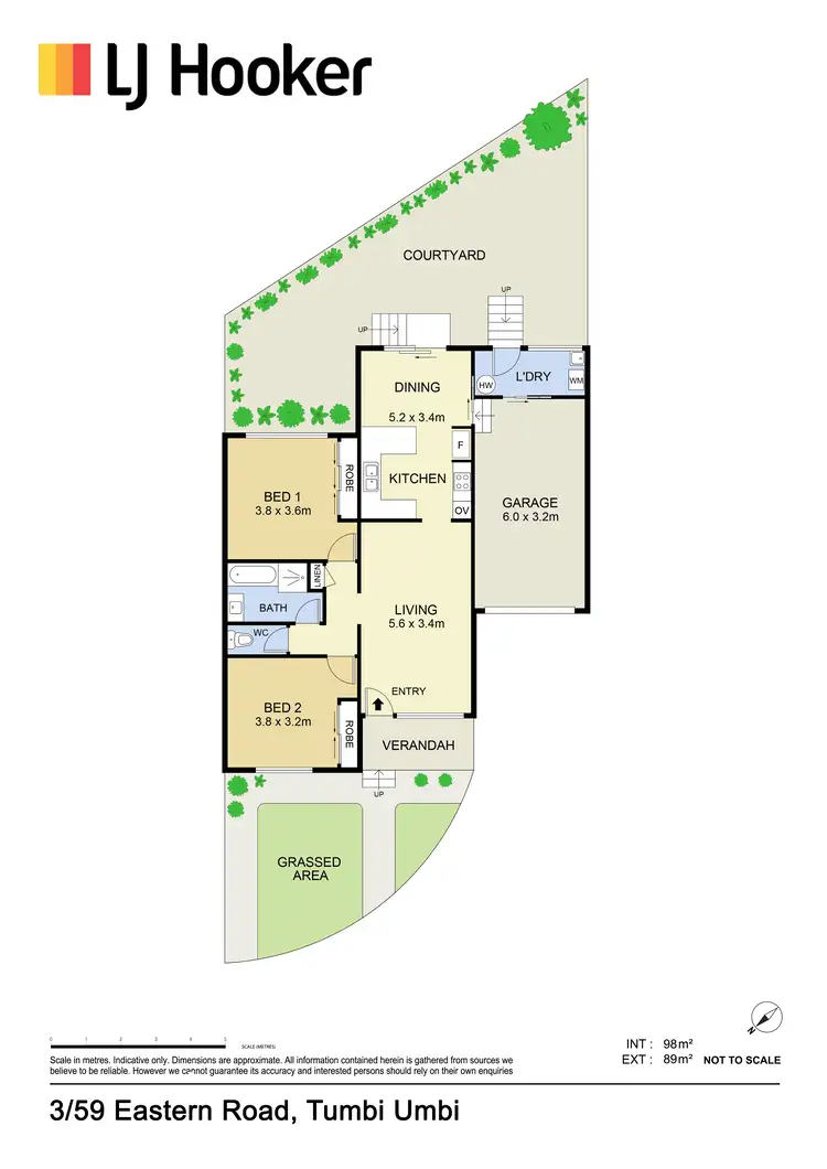 Floorplan of Homely villa listing, 3/59 Eastern Road, Tumbi Umbi NSW 2261