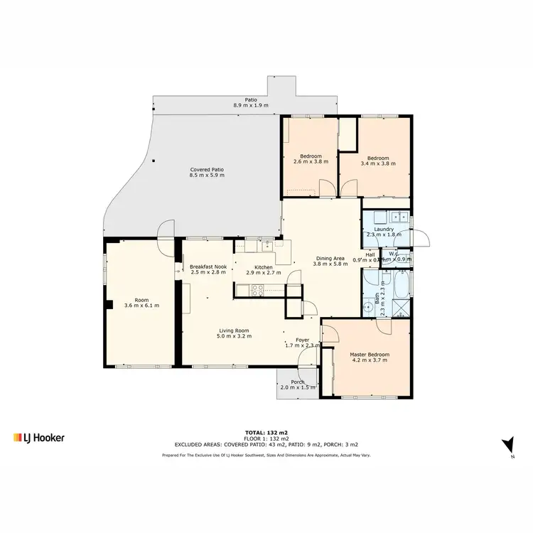 Floorplan of Homely house listing, 4 Diedre Street, Broadwater WA 6280