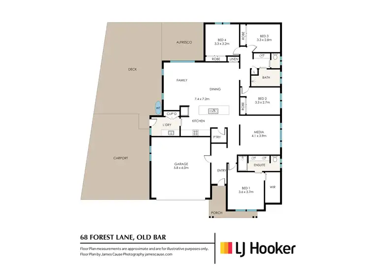 Floorplan of Homely house listing, 68 Forest Lane, Old Bar NSW 2430