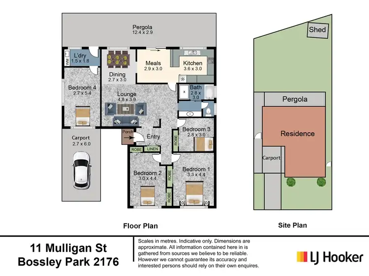 Floorplan of Homely house listing, 11 Mulligan Street, Bossley Park NSW 2176