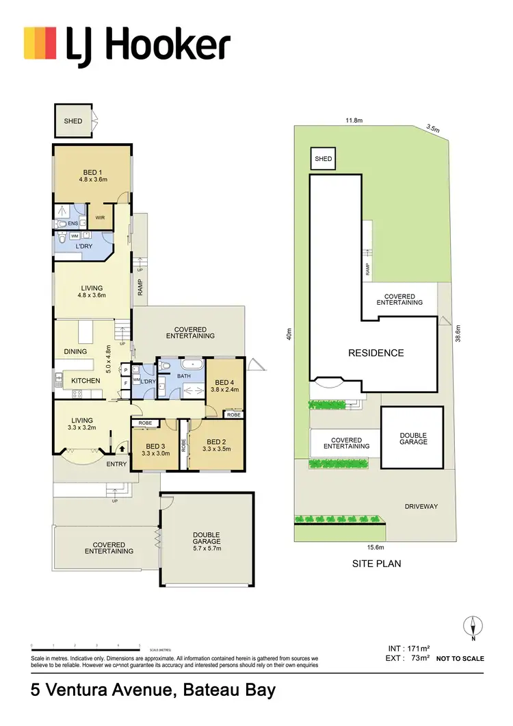 Floorplan of Homely house listing, 5 Ventura Avenue, Bateau Bay NSW 2261