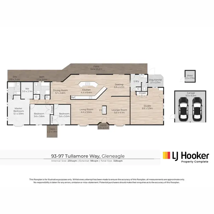 Floorplan of Homely house listing, 93-97 Tullamore Way, Gleneagle QLD 4285