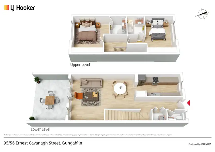 Floorplan of Homely apartment listing, 95/56 Ernest Cavanagh Street, Gungahlin ACT 2912