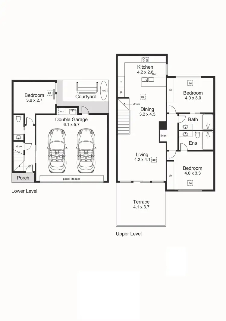 Floorplan of Homely townhouse listing, 29B Phillips Street, Thebarton SA 5031