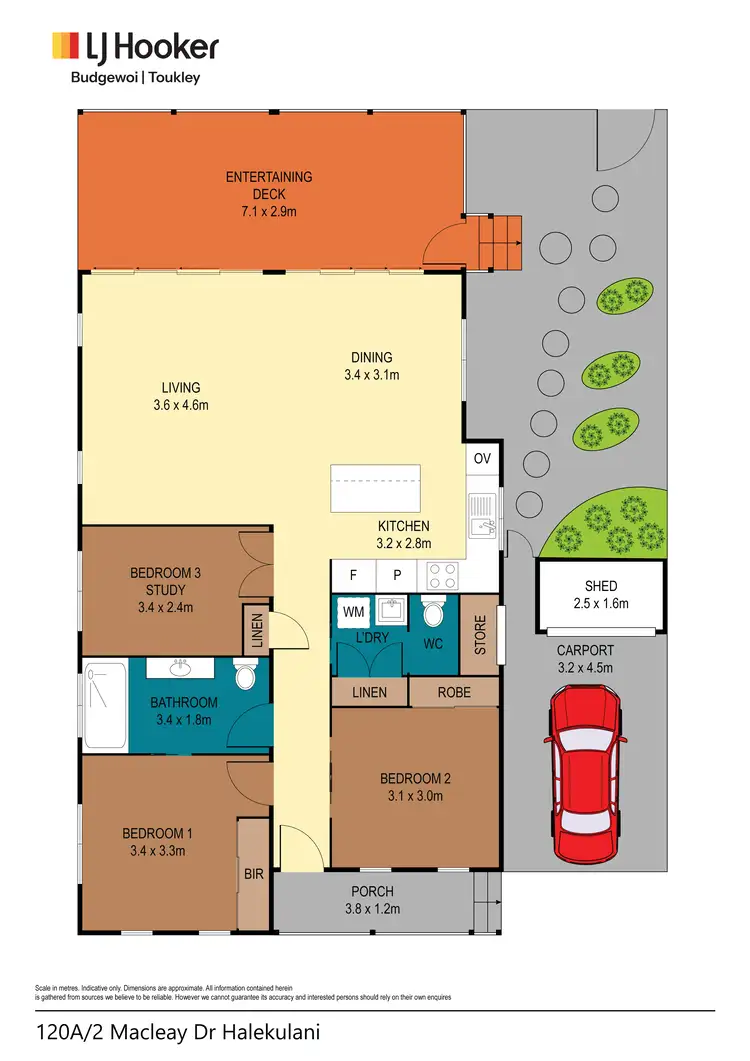 Floorplan of Homely house listing, 120a/2 Macleay Drive, Halekulani NSW 2262