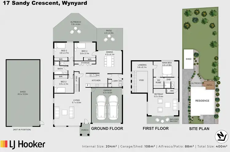 Floorplan of Homely house listing, 17 Sandy Crescent, Wynyard TAS 7325