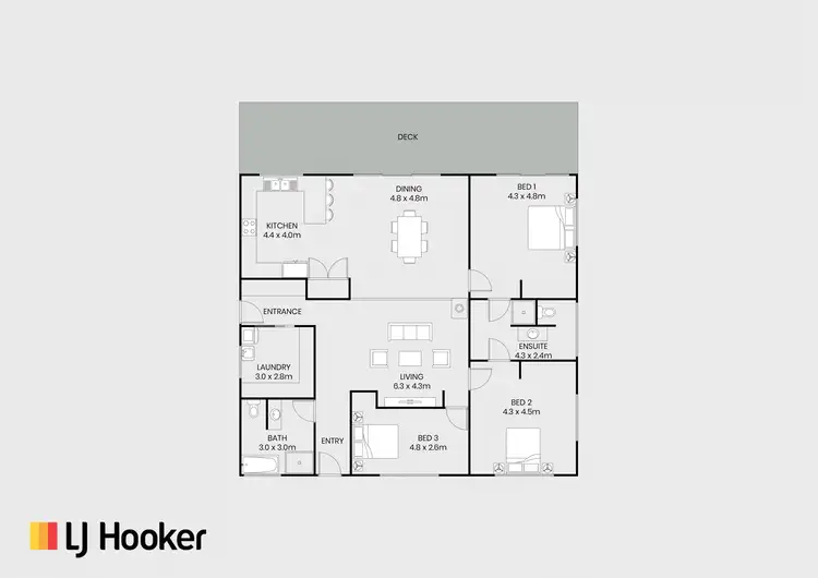Floorplan of Homely house listing, 8 Cherrywood Drive, Scamander TAS 7215