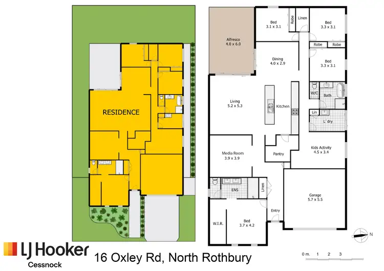 Floorplan of Homely house listing, 16 Oxley Road, North Rothbury NSW 2335