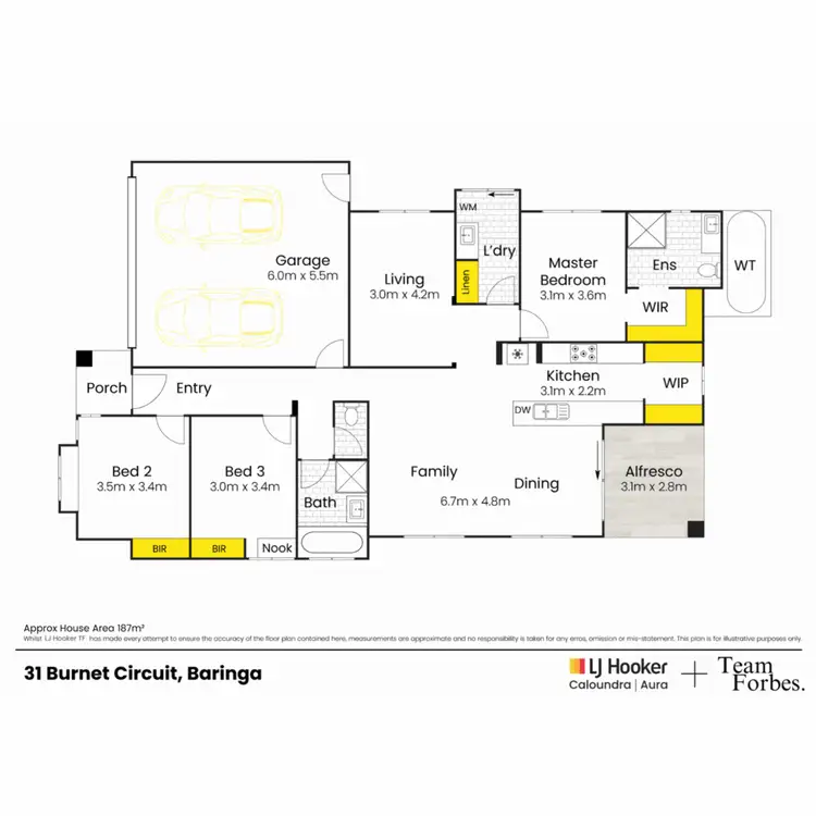 Floorplan of Homely house listing, 31 Burnet Circuit, Baringa QLD 4551
