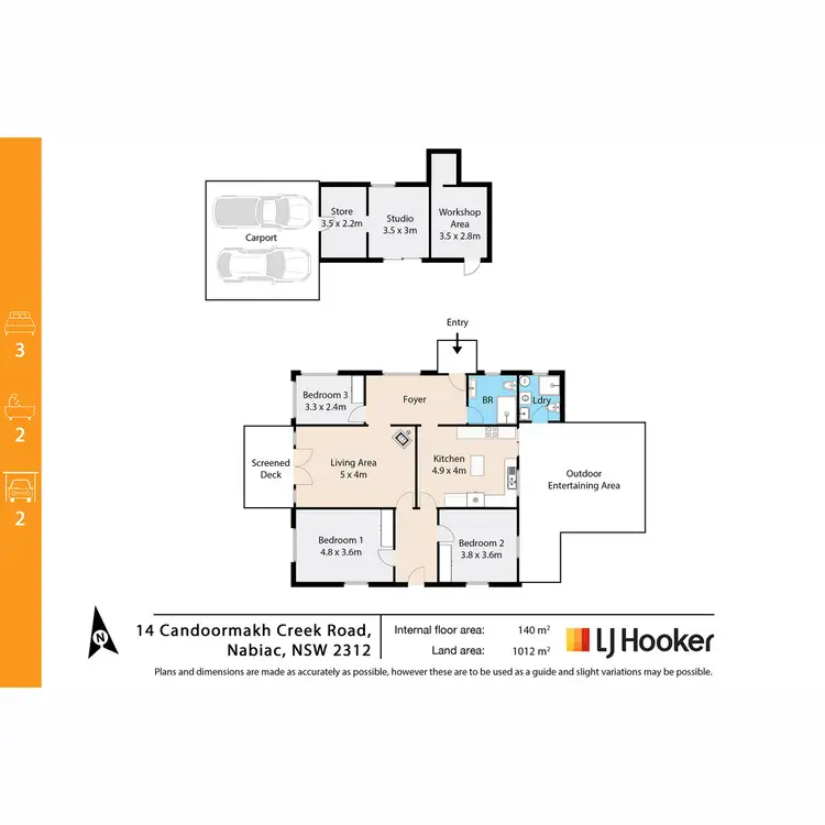Floorplan of Homely house listing, 14 Candoormakh Creek Road, Nabiac NSW 2312