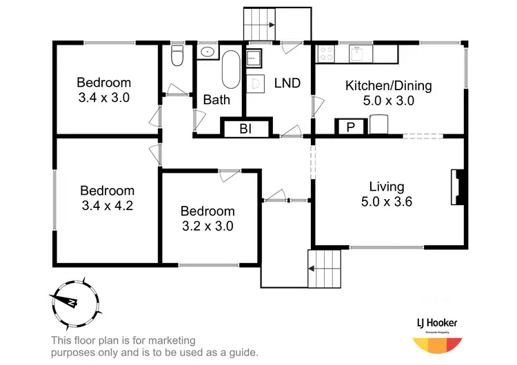 Floorplan of Homely house listing, 21 Briar Crescent, Gagebrook TAS 7030