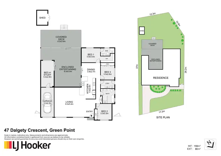 Floorplan of Homely house listing, 47 Dalgety Crescent, Green Point NSW 2251