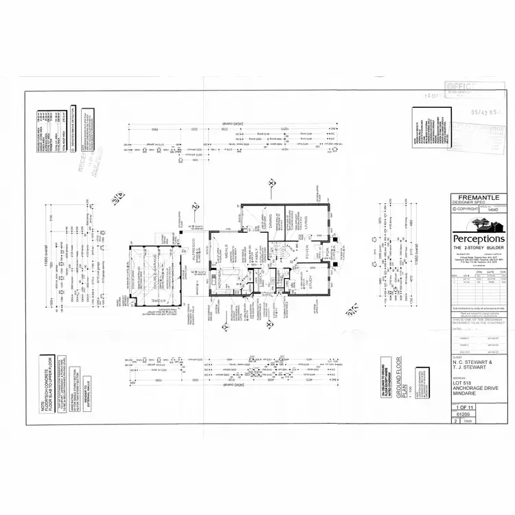 Floorplan of Homely house listing, 99 Anchorage Drive, Mindarie WA 6030