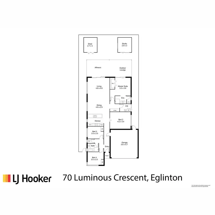 Floorplan of Homely house listing, 70 Luminous Crescent, Eglinton WA 6034
