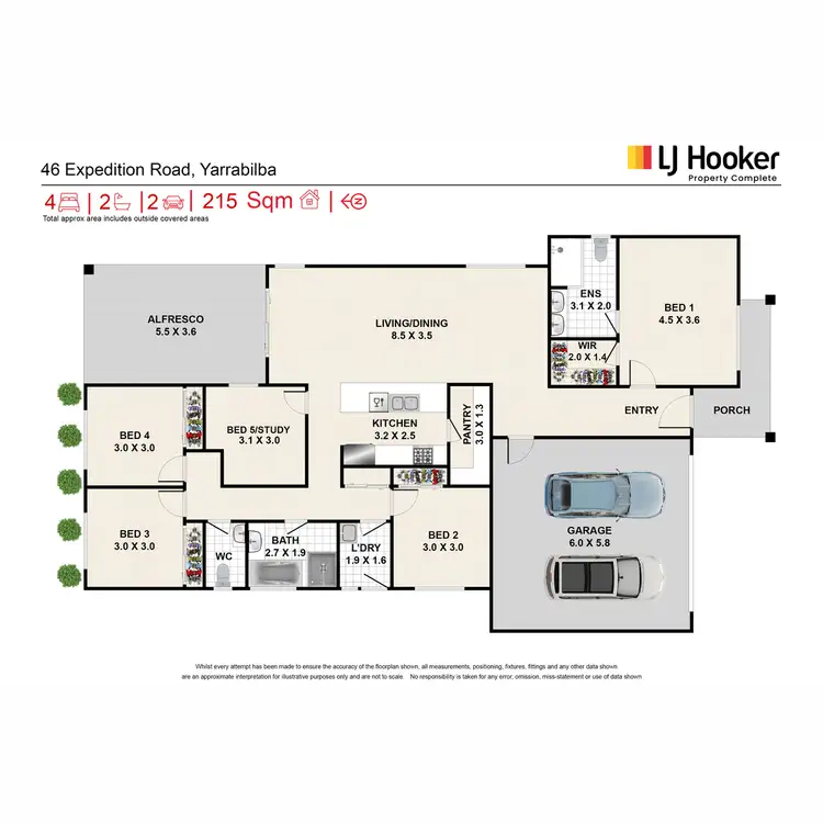 Floorplan of Homely house listing, 46 Expedition Road, Yarrabilba QLD 4207