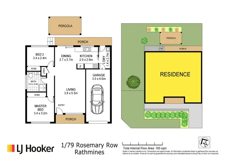 Floorplan of Homely villa listing, 1/79 Rosemary Row, Rathmines NSW 2283