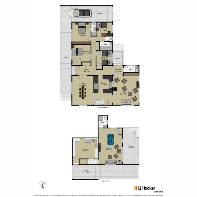 Floorplan of Homely house listing, 32 Threlfall Street, Chifley ACT 2606