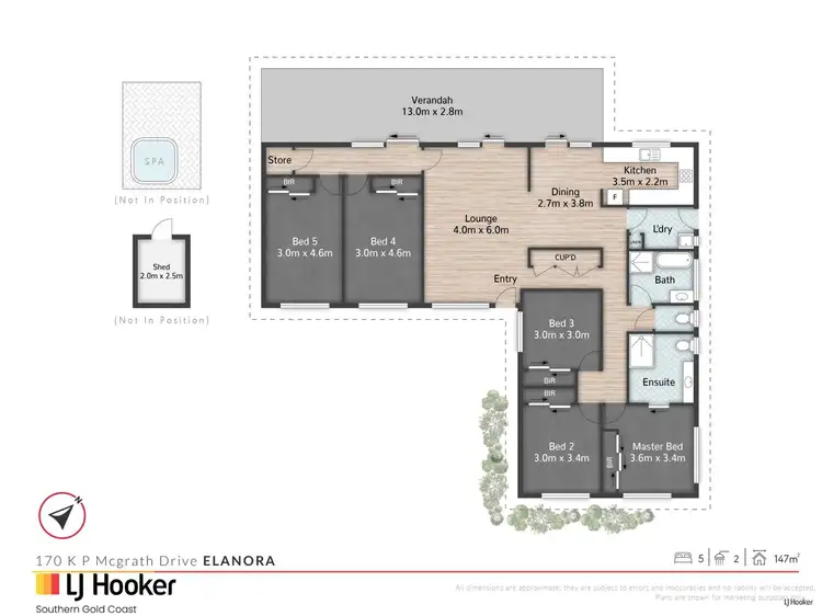 Floorplan of Homely house listing, 170 K P McGrath Drive, Elanora QLD 4221