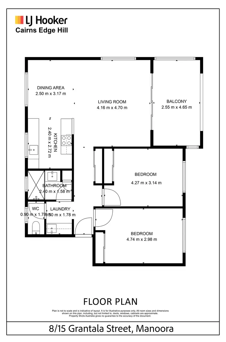 Floorplan of Homely apartment listing, 8/15 Grantala Street, Manoora QLD 4870