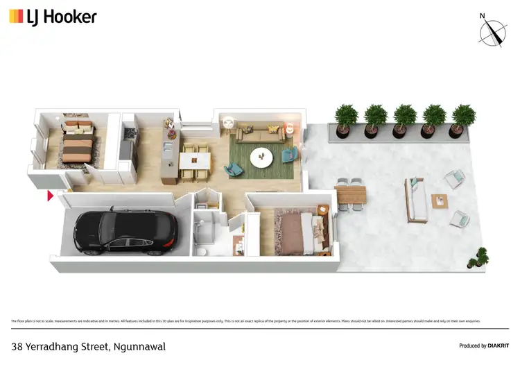 Floorplan of Homely house listing, 38 Yerradhang Street, Ngunnawal ACT 2913