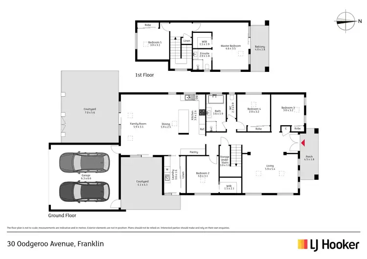 Floorplan of Homely house listing, 30 Oodgeroo Avenue, Franklin ACT 2913