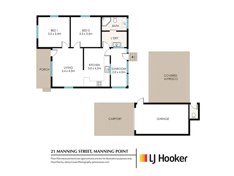 Floorplan of Homely house listing, 21 Manning Street, Manning Point NSW 2430