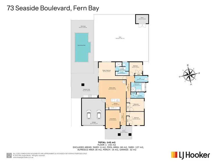Floorplan of Homely house listing, 73 Seaside Boulevard, Fern Bay NSW 2295