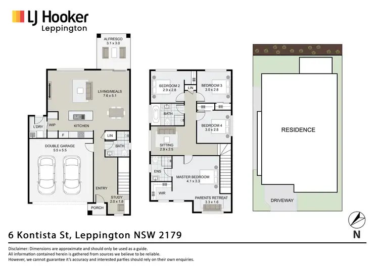 Floorplan of Homely house listing, 6 Kontista Street, Leppington NSW 2179