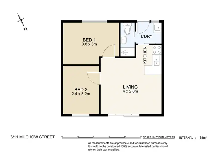 Floorplan of Homely unit listing, 6/11 Muchow Street, Beenleigh QLD 4207