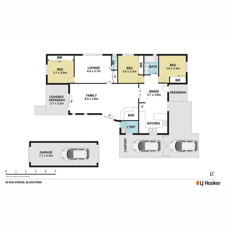 Floorplan of Homely house listing, 49 Dan Avenue, Blacktown NSW 2148