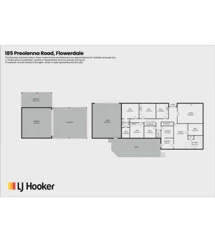 Floorplan of Homely house listing, 185 Preolenna Road, Flowerdale TAS 7325