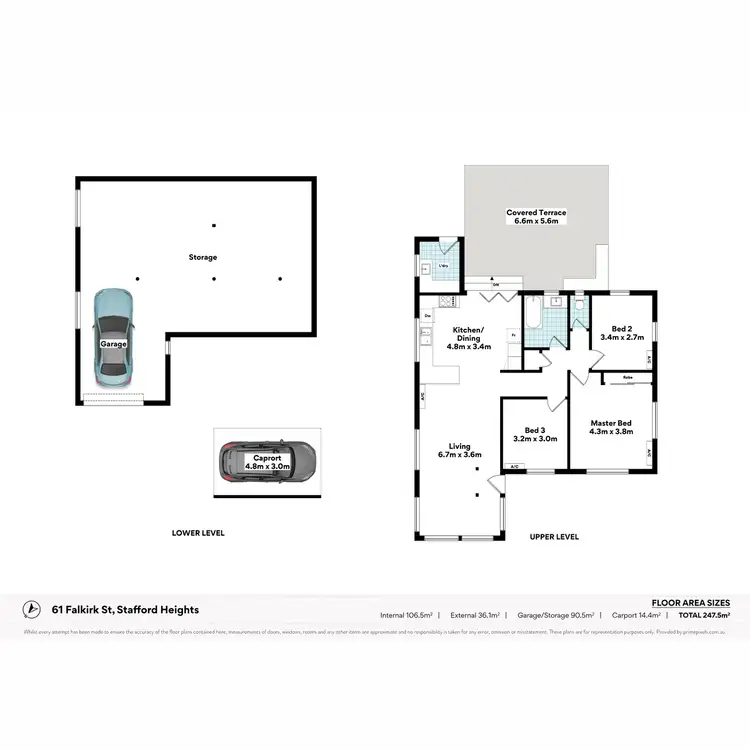 Floorplan of Homely house listing, 61 Falkirk Street, Stafford Heights QLD 4053