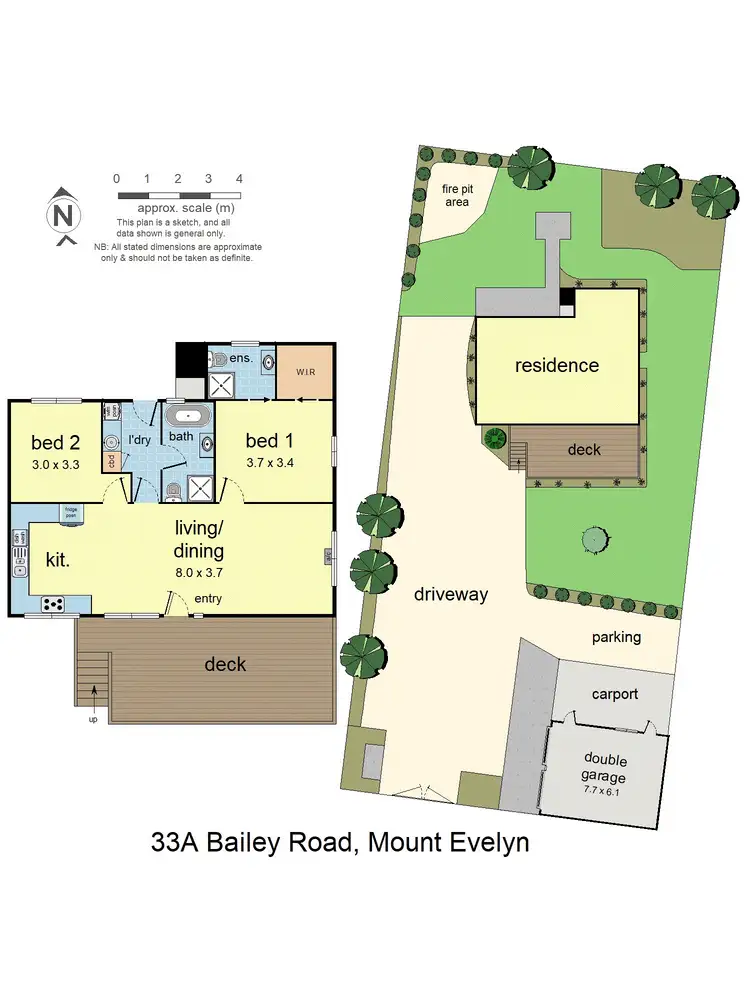 Floorplan of Homely house listing, 33A Bailey Road, Mount Evelyn VIC 3796